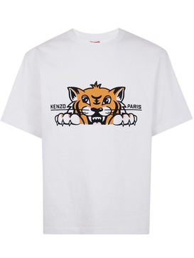 Paris Gots Happy Tiger Crewneck T-shirt