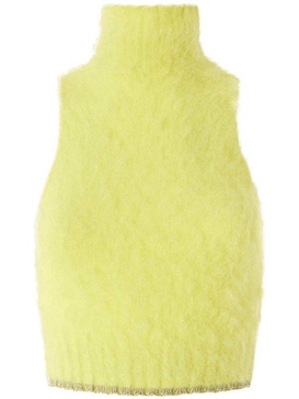 High-neck Sleeveless Knitted Top