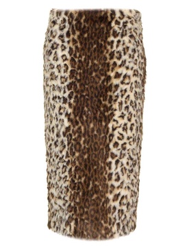 Alexander McQueen Animal print skirt