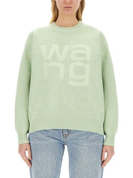 T By Alexander Wang Jersey With Logo
