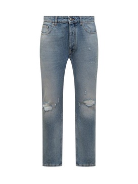 Palm Angels Jeans With Monogram Pa