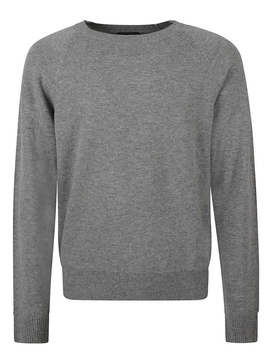 Logo Embroidered Knitted Jumper