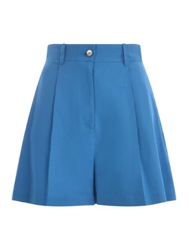 Shorts Pinko 'sorridente' In Linen Blend