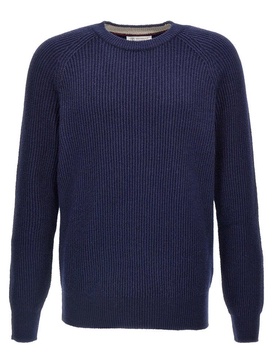 Ribbed Sweater Sweater, Cardigans Blue