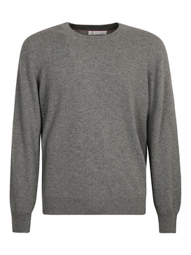 Pure Cashmere Crew-neck Sweater