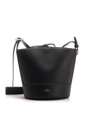"ana" Black Drawstring Bag