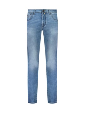 Nick Logo Patch Slim-fit Jeans Jeans