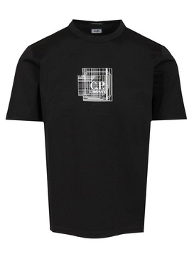 Cotton With Logo T-Shirt Black