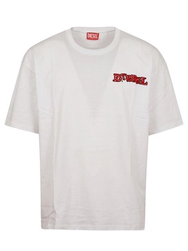T-boxt-r20 Logo Printed Crewneck T-shirt