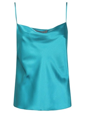 Satin Sleeveless Top