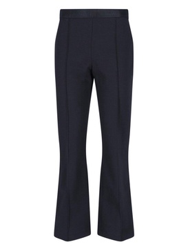 Grazia Logo Waistband Straight-leg Trousers