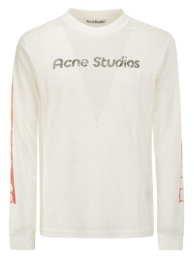 Logo Printed Long Sleeved T-shirt
