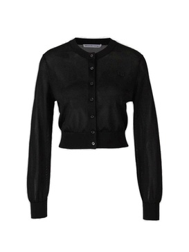 Alexander Wang Logo Knit Cardigan