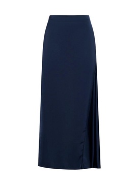 Aia Satin Midi Skirt