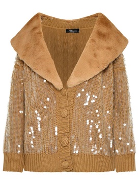 Sequin Embellished Cardigan