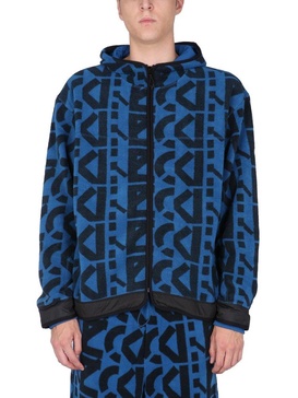 Allover Monogram Zipped Hoodie