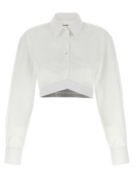 Cropped Shirt Shirt, Blouse White