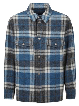 Checkered Button-up Shirt
