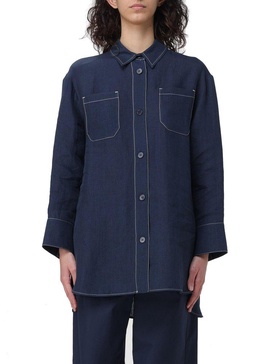 Buttoned Long-sleeved Top 's Max Mara