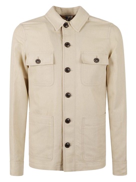 Mens Clothing Shirts Cream Beige SS24