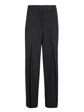 Wide-leg Black Trousers