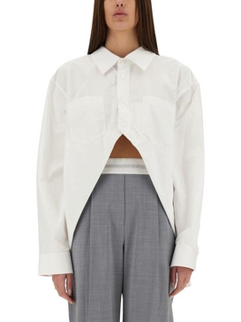 COTTON SHIRT WITH SLIT