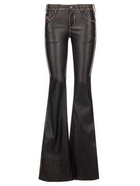 "p-stellar" Leather Effect Trousers