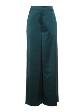 Satin effect trousers
