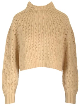 Hodeida High Neck Cropped Cardigan