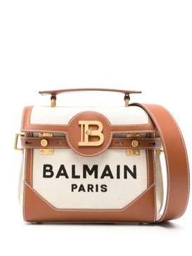 B-BUZZ 23 LEATHER AND CANVAS BAG