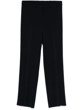Blue trousers 'Rachele' with pressed crease