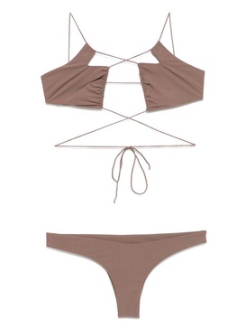 Bikini set 'Jadia Thong' in beige