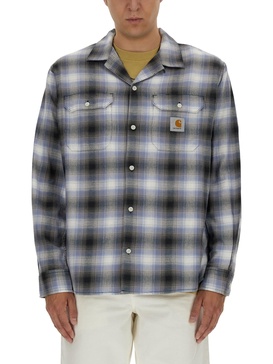 COTTON SHIRT WITH LOGO PATCH