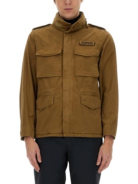 COTTON JACKET WITH LOGO