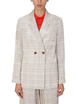 VISCOSE DOUBLE-BREASTED BLAZER