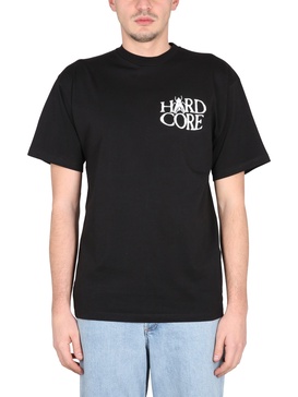 CREWNECK COTTON JERSEY T-SHIRT WITH LOGO PRINT