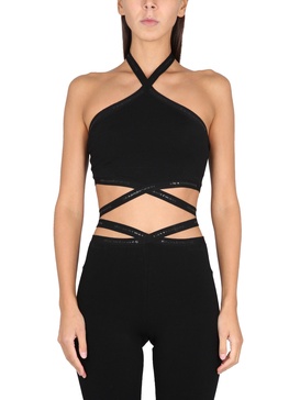 T By Alexander Wang Tops With Logo