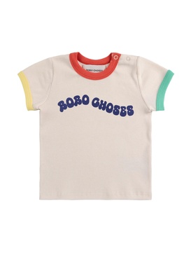 WAVY T-SHIRT WITH LOGO PRINT