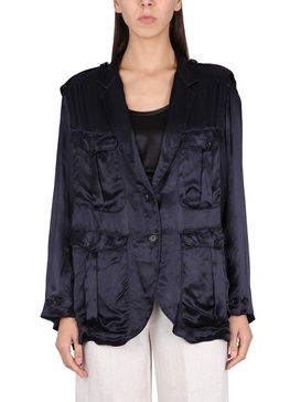 VISCOSE JACKET WITH POCKETS