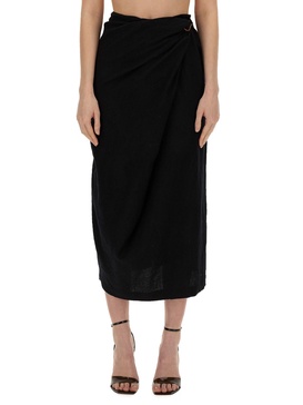 WOOL SKIRT WITH HOOK