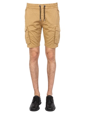 COTTON TWILL BERMUDA SHORTS