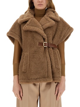Max Mara Women Cape Vest In Teddy