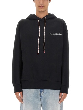 COTTON SWEATSHIRT WITH LOGO