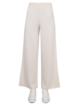 VANISÈ FLEECE PANTS WITH LOGO EMBROIDERY