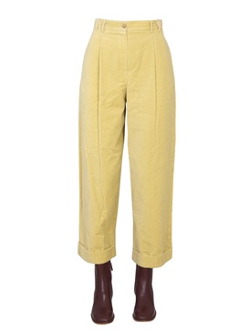LUREX VELVET WIDE PANTS