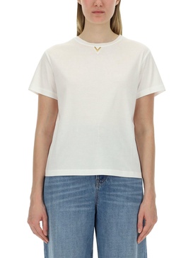 COOTNE JERSEY T-SHIRT WITH V DETAIL