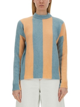 ALPACA MIX MAXI ROW SWEATER