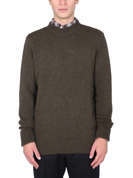 SID WOOL BLEND SCOOP NECK SWEATER 