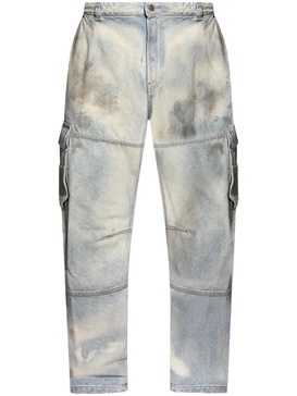 Diesel D-Fish-Cargo-S1 Pant In Solarised Denim