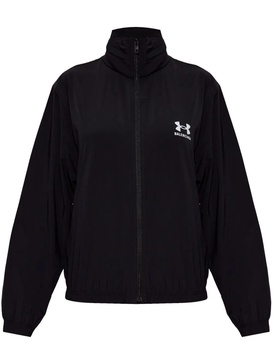 Jacket with hood hidden in collar